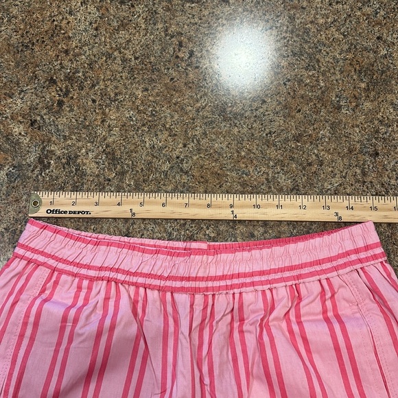 The Gemma Striped Boxer Shorts Size XL With Side Pockets Pull On Pink - Picture 9 of 11